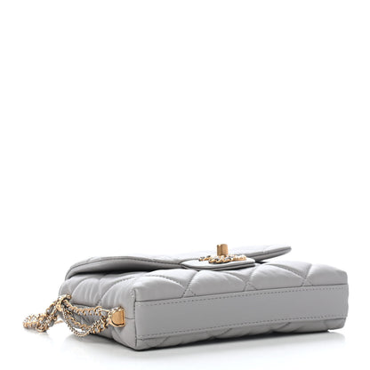 Chanel Lambskin Quilted Crush On Chains Flap Bag Grey 4 of 9