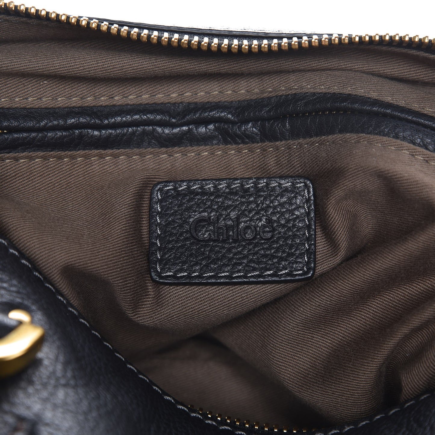 Calfskin Medium Marcie Satchel Black
