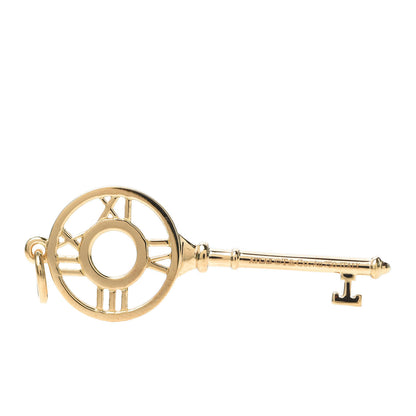 Tiffany 18K Yellow Gold Diamond Atlas Key Pendant 3 of 4