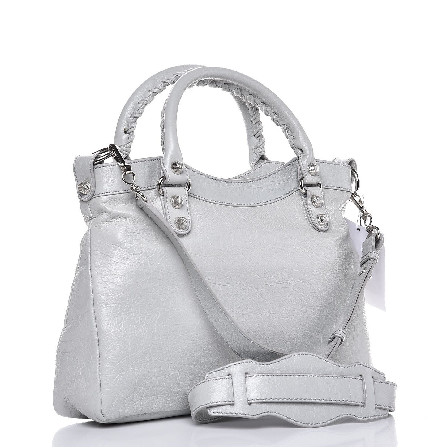 Agneau Giant 12 Silver Hardware Town Gris