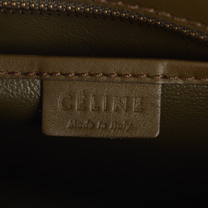 Celine Smooth Calfskin Nano Luggage Olive 5 of 7