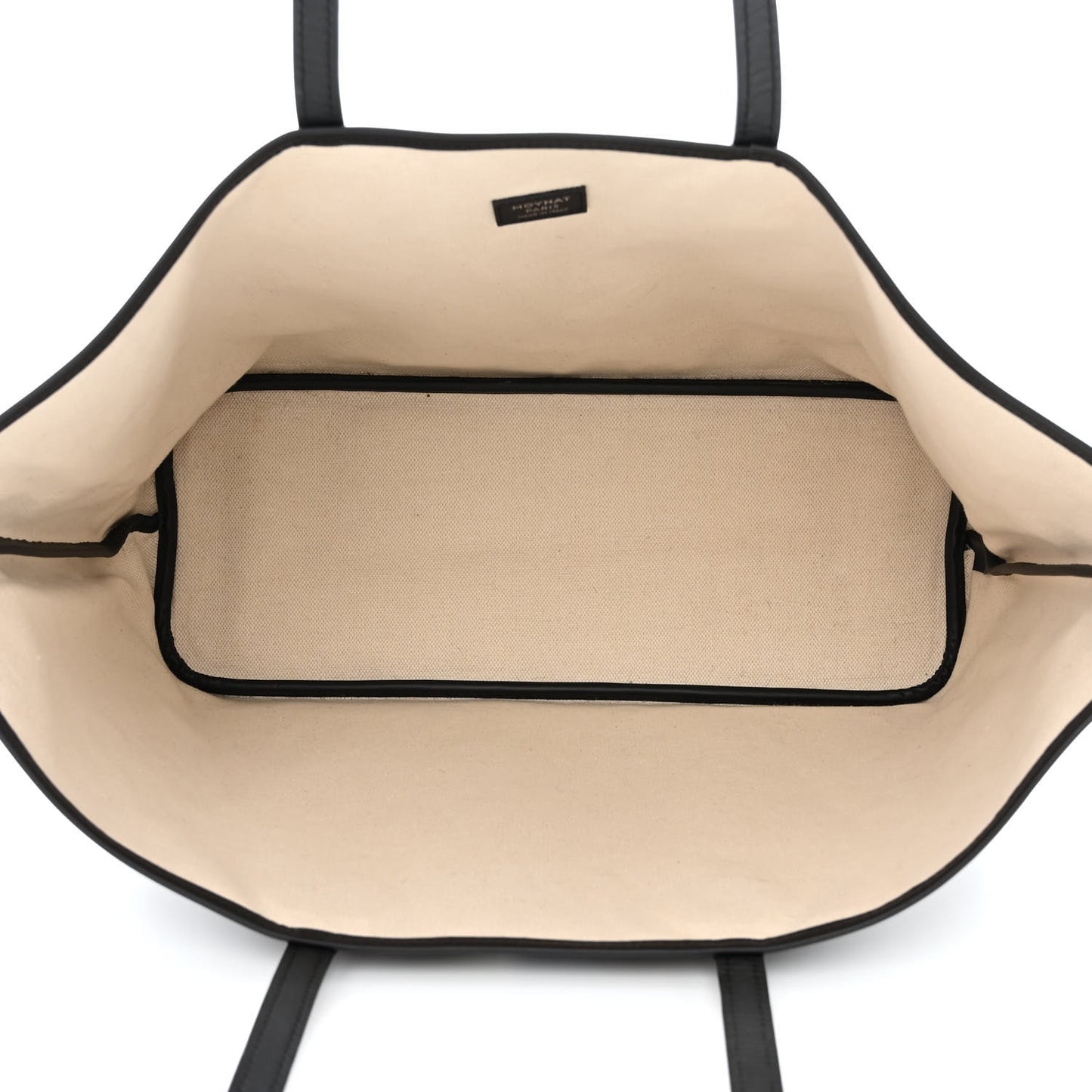 Grained Calfskin Canvas 1920 Oh! Tote Ruban GM Carbon Silver