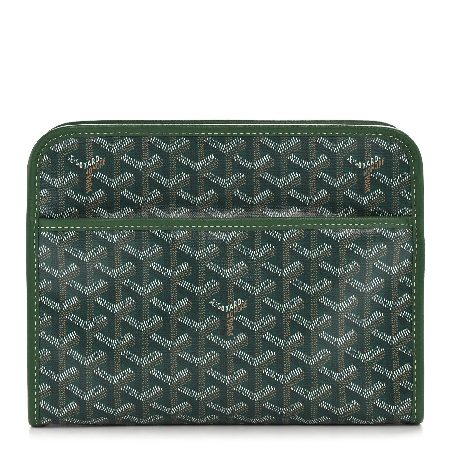 Goyardine Jouvence Toiletry Pouch MM Green
