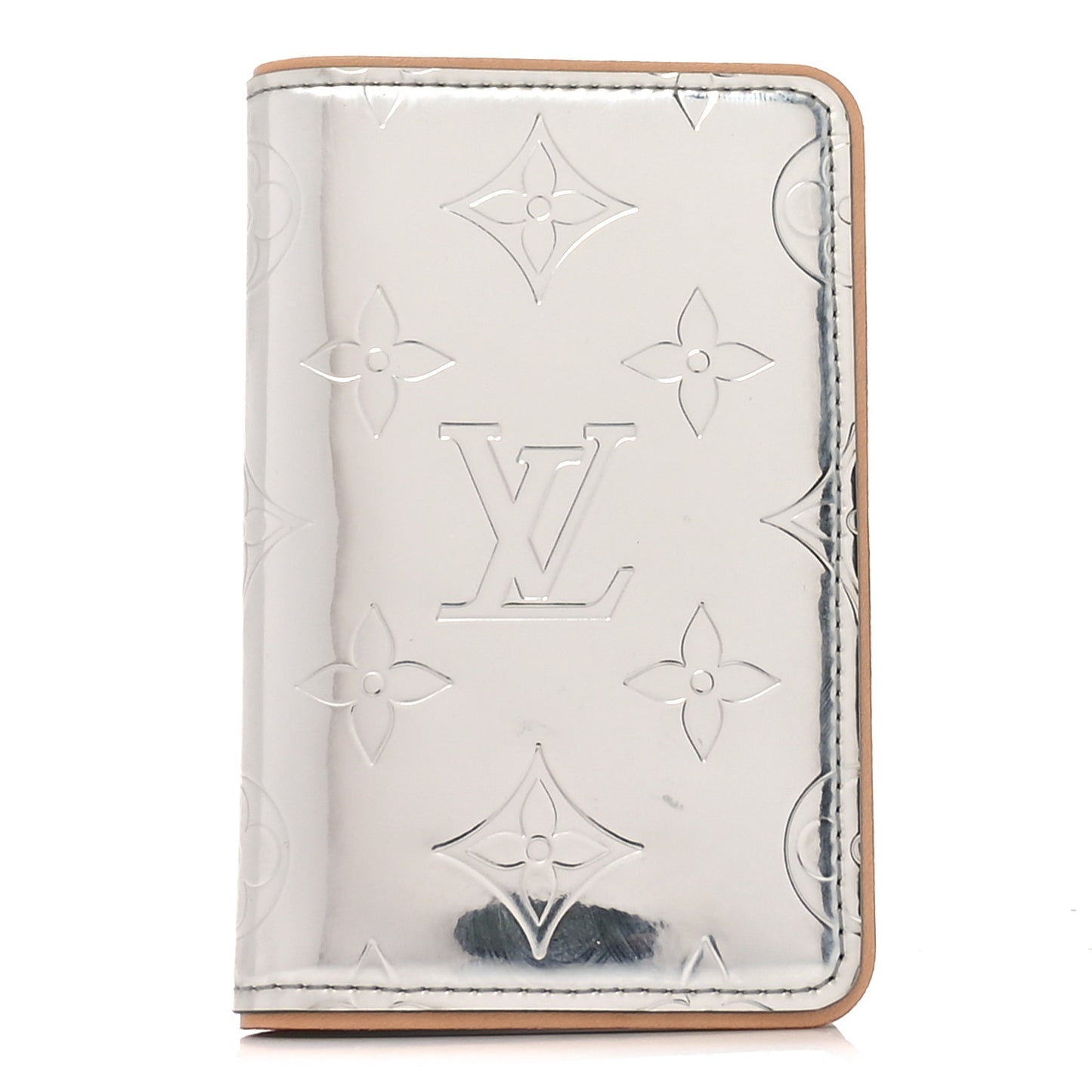 Monogram Mirror Slender Pocket Organizer