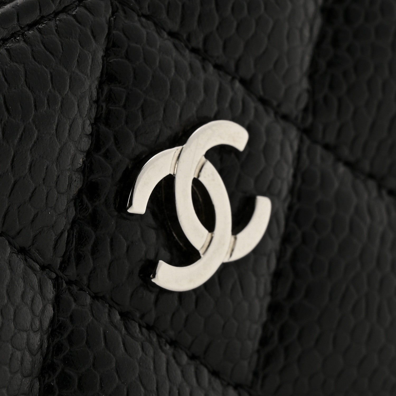 Chanel Caviar Quilted Classic Zipped Coin Purse Black 8 of 11