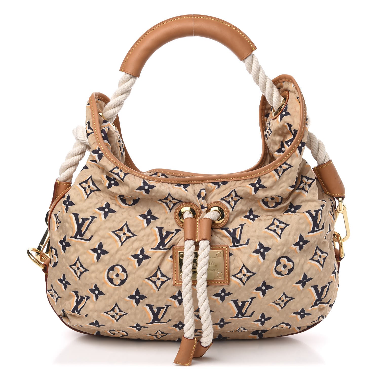 Louis Vuitton Canvas Monogram Cruise Bulles MM Natural 1 of 12