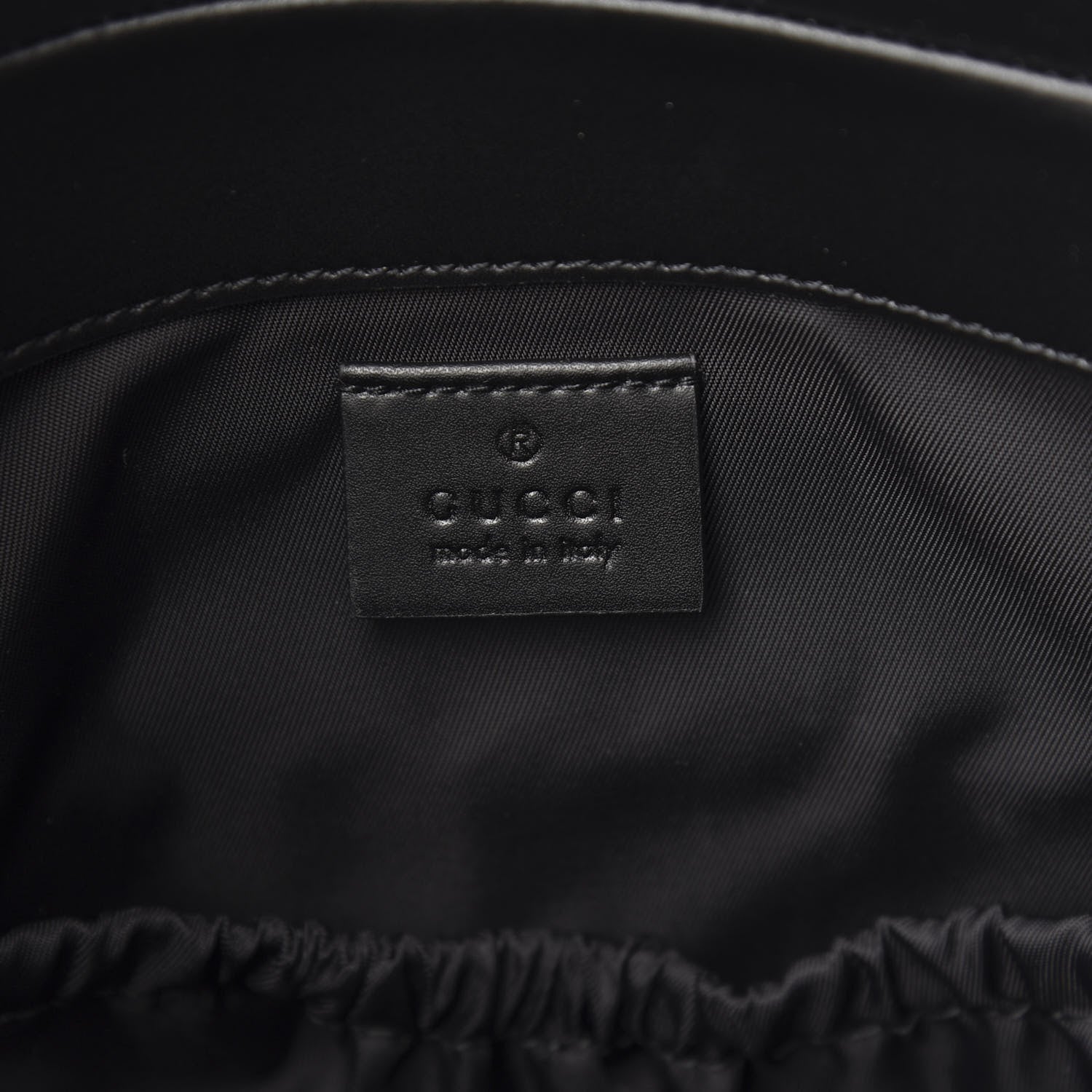 Gucci GG Supreme Monogram Web Messenger Diaper Bag Black Grey 6 of 11