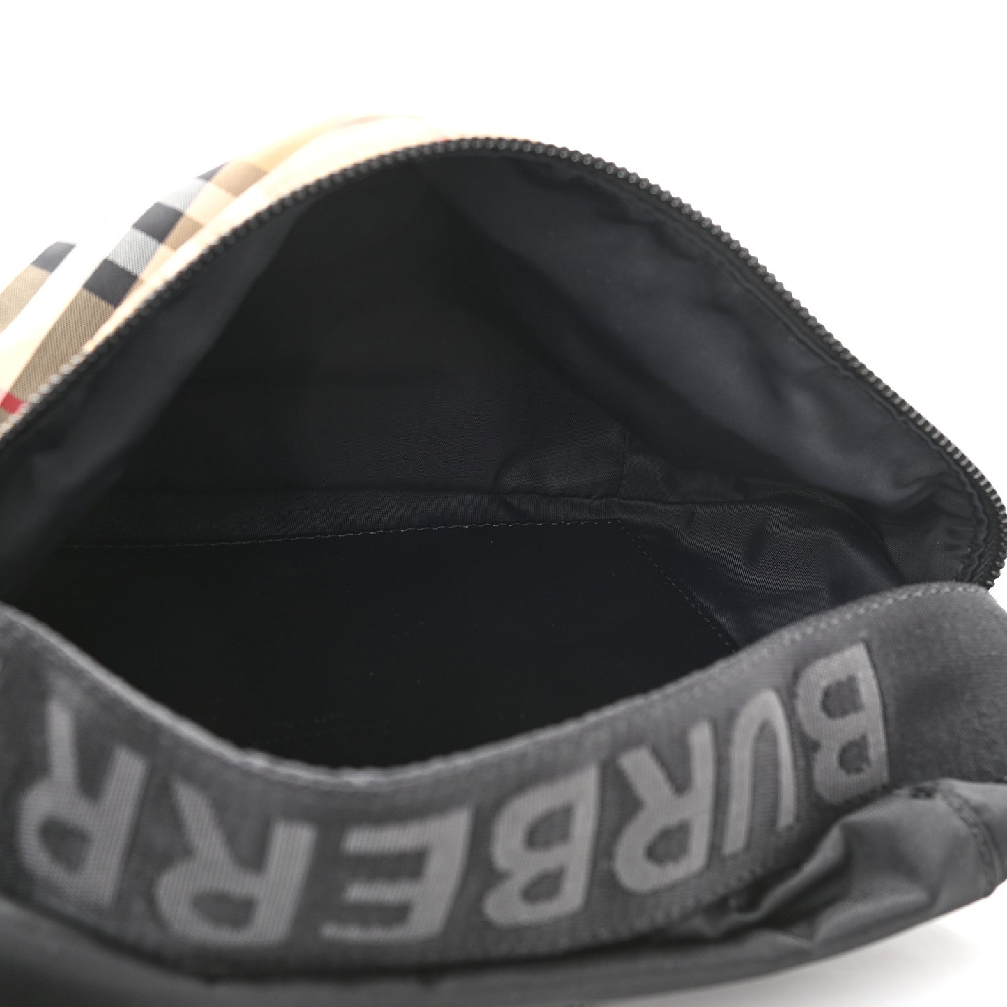 Nylon Vintage Check Sonny Bum Bag Archive Beige Black