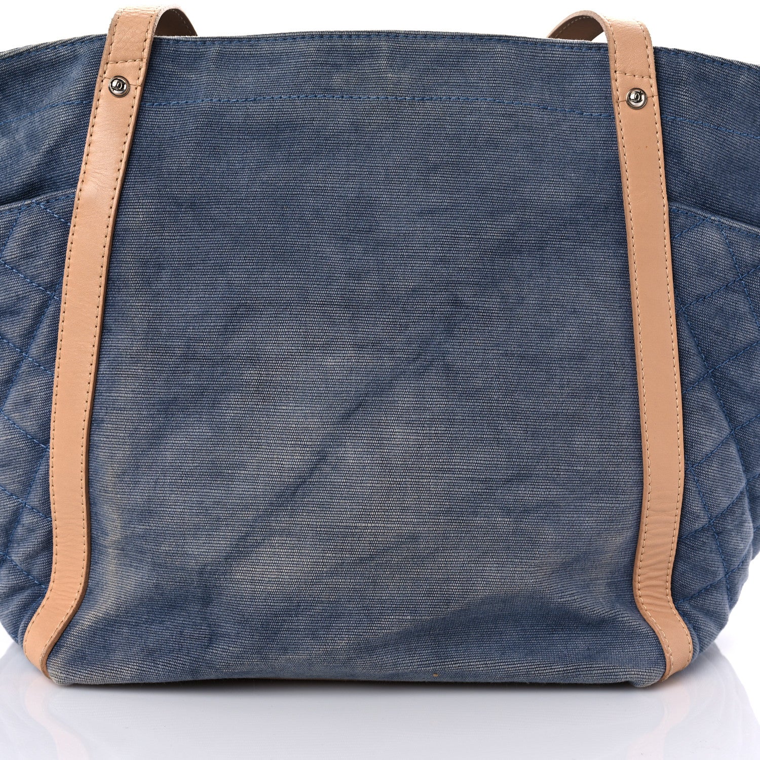 Chanel Denim CC Flower Tote Blue 18 of 22