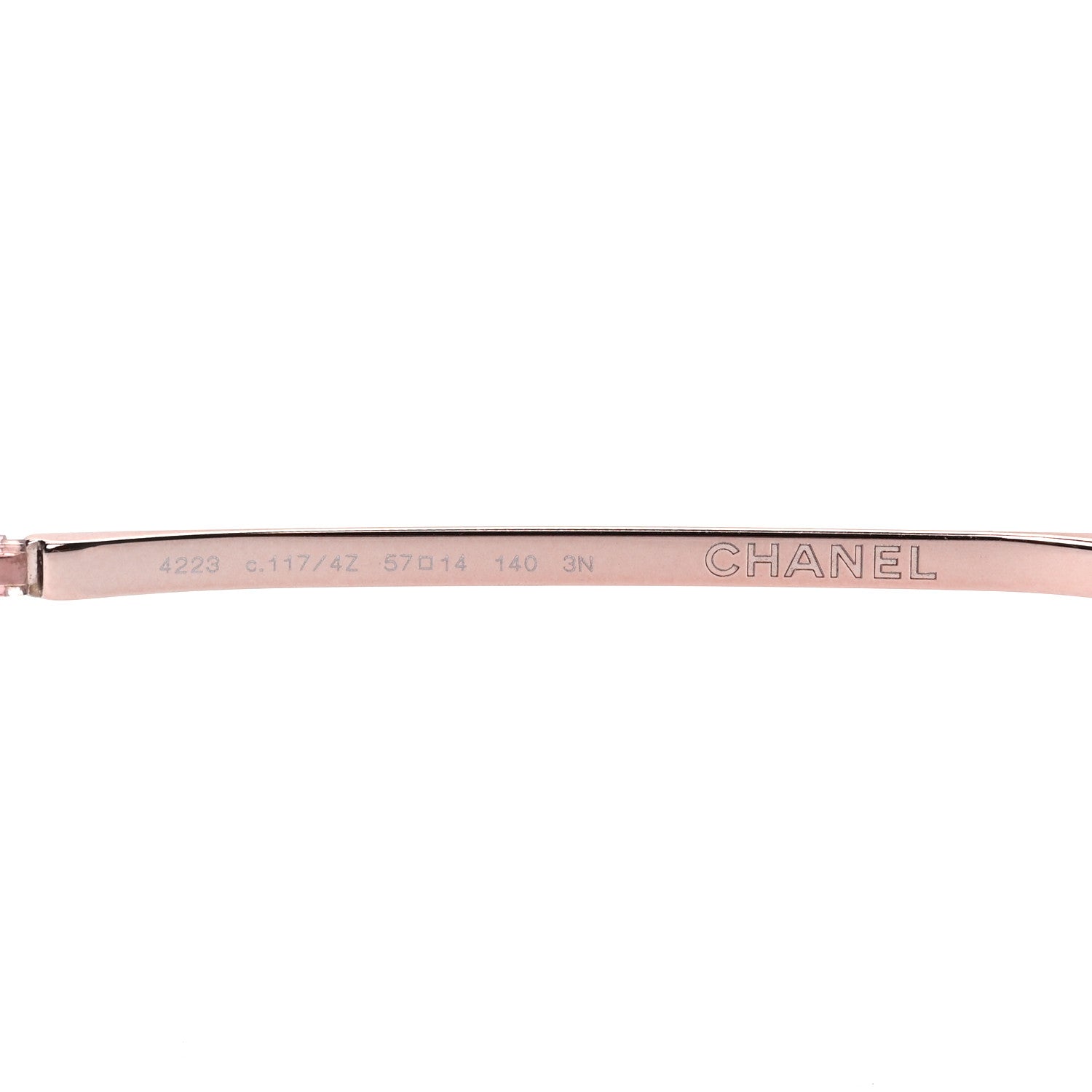 Chanel Metal Mirrored Pilot Summer Sunglasses 4223 Pink Gold 7 of 7