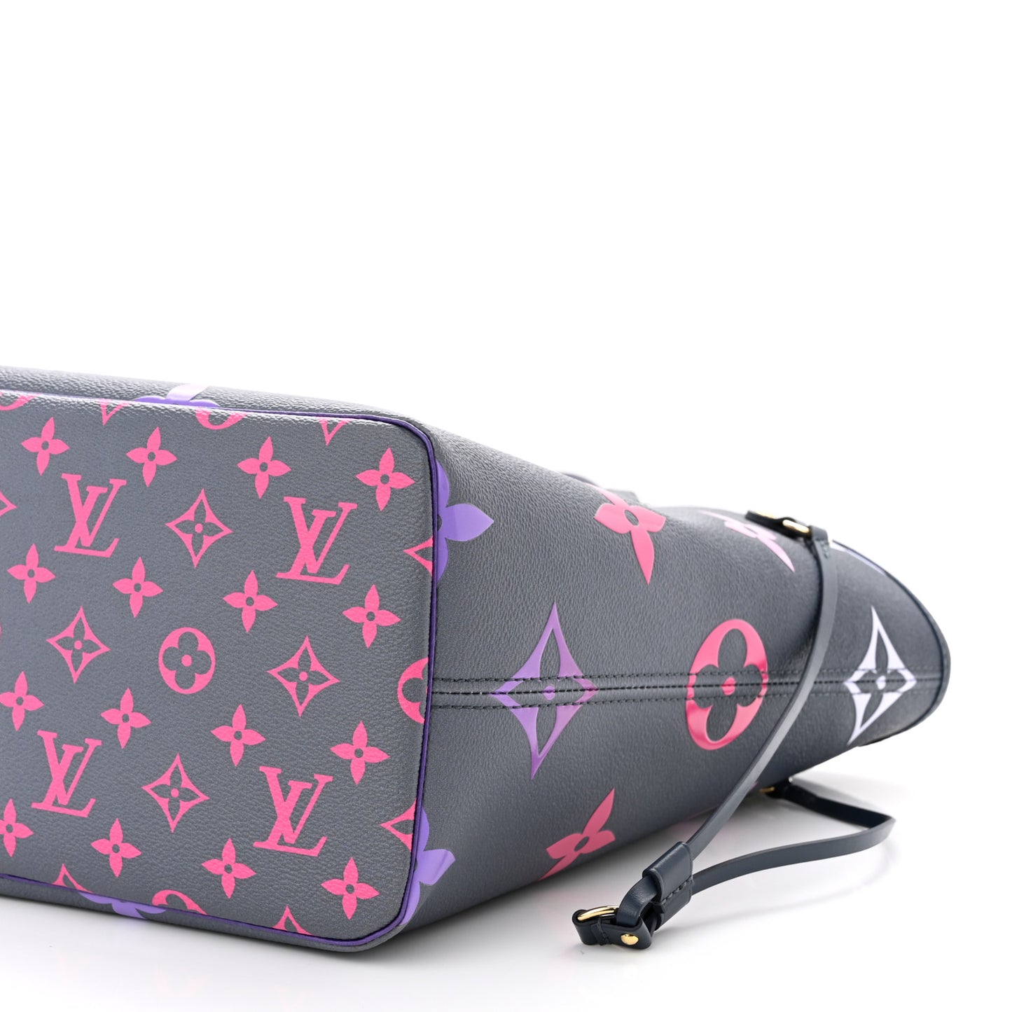 Monogram Giant Spring In The City Neverfull MM Midnight Fuchsia