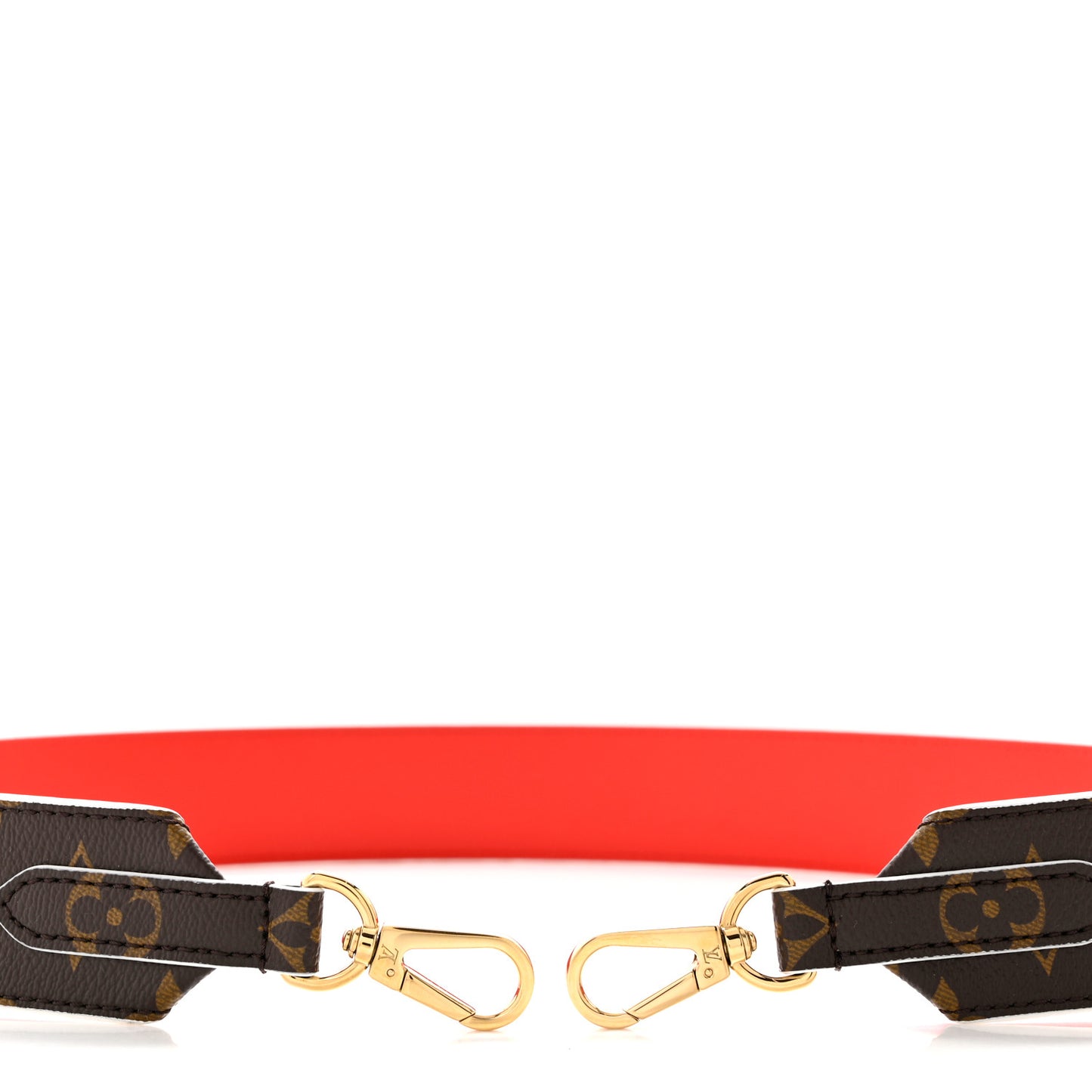 Monogram Bandouliere Shoulder Strap Red