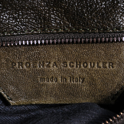 Proenza Schouler Lambskin PS1 Medium Satchel Military 7 of 17