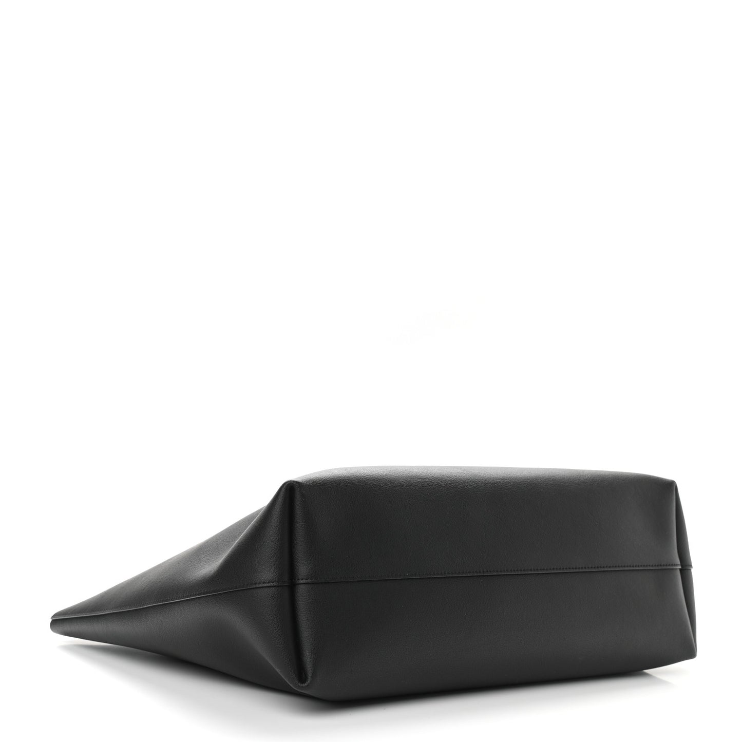 Calfskin Large Shopping Tote Black