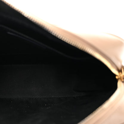 Saint Laurent Calfskin Matelasse Monogram Lou Camera Bag Dark Beige 5 of 9