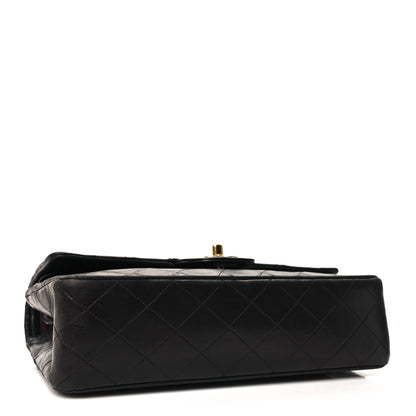 Chanel Lambskin Quilted Medium Double Flap Black 4 of 12