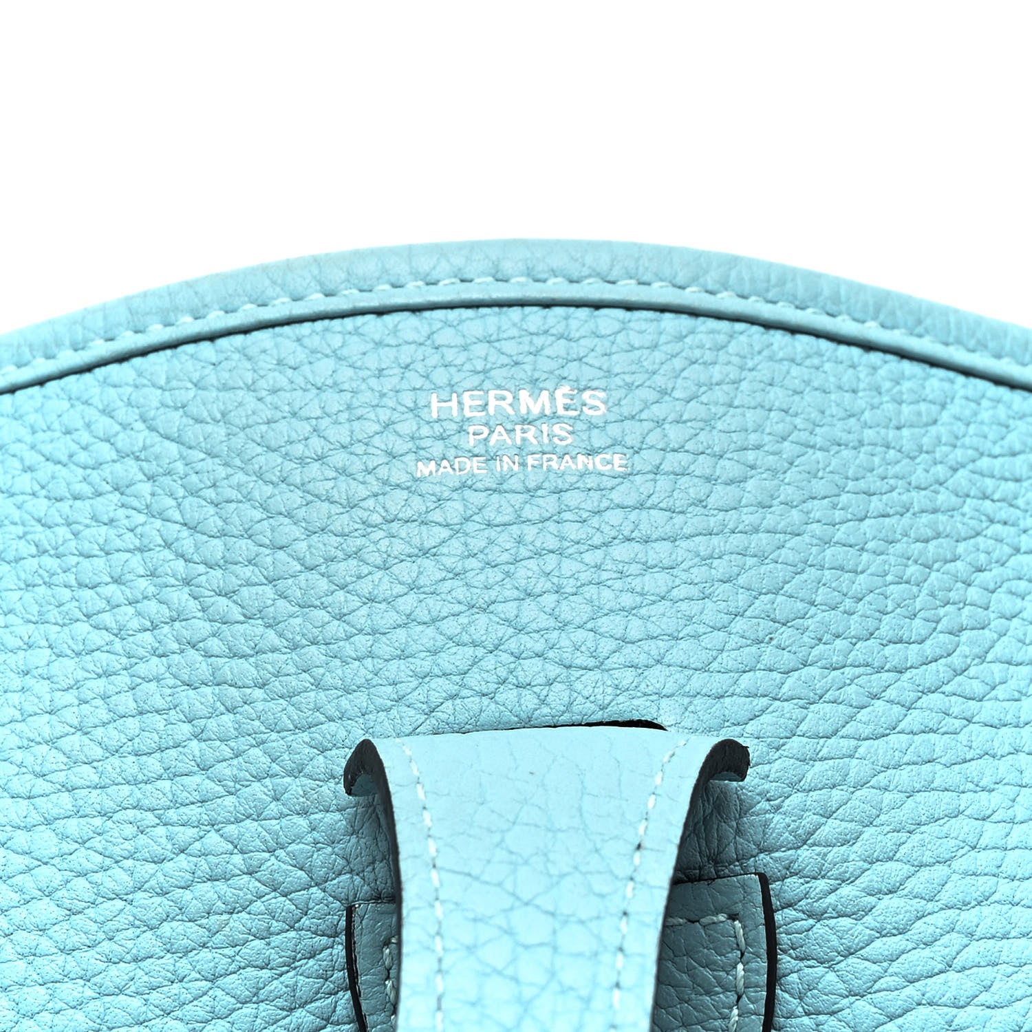 Hermes Taurillon Clemence Evelyne III PM Bleu Atoll 6 of 13