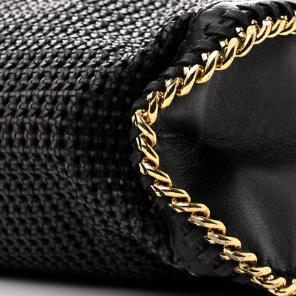 Stella McCartney Eco Alter Nappa Woven Big Falabella Tote Black 11 of 11