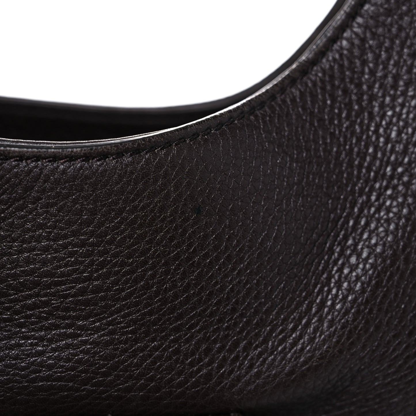 Calfskin Web Medium Dressage Hobo Coffee Brown