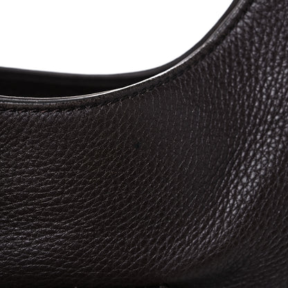 Gucci Calfskin Web Medium Dressage Hobo Coffee Brown 16 of 19