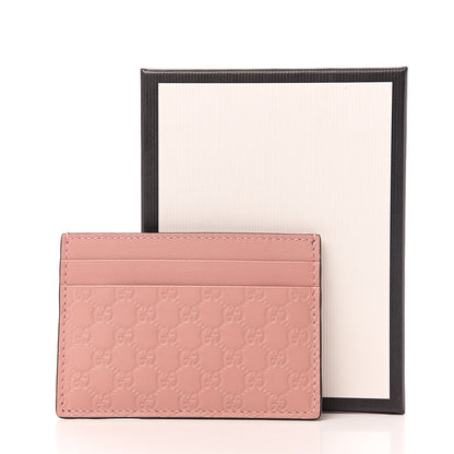 Gucci Microguccissima Card Holder Soft Pink 6 of 6