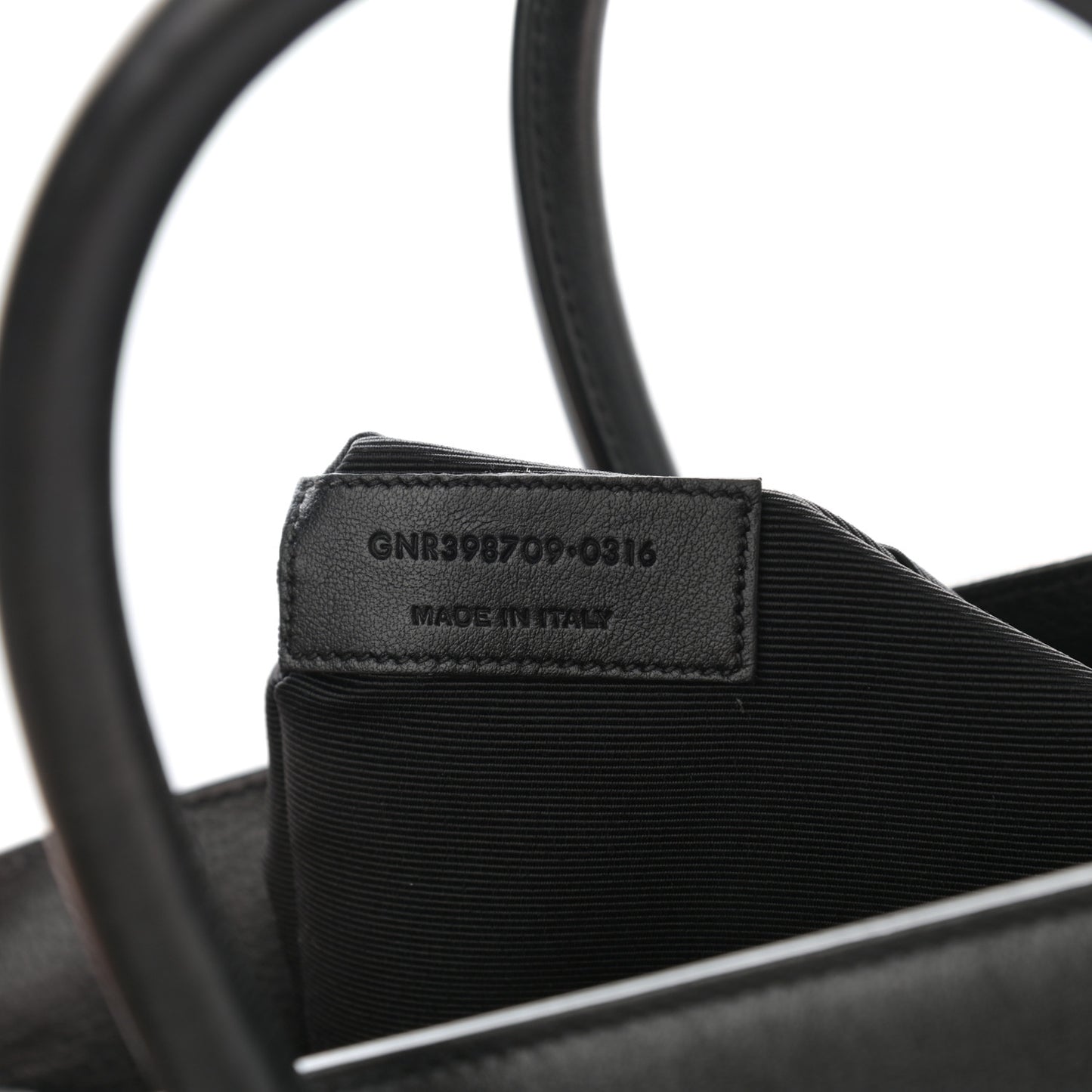 Calfskin Small Sac De Jour Black