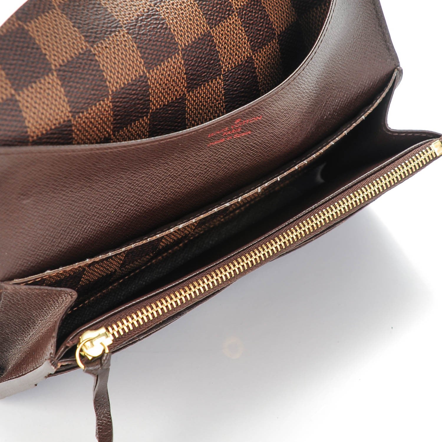 Louis Vuitton Damier Ebene Emilie Wallet 6 of 9