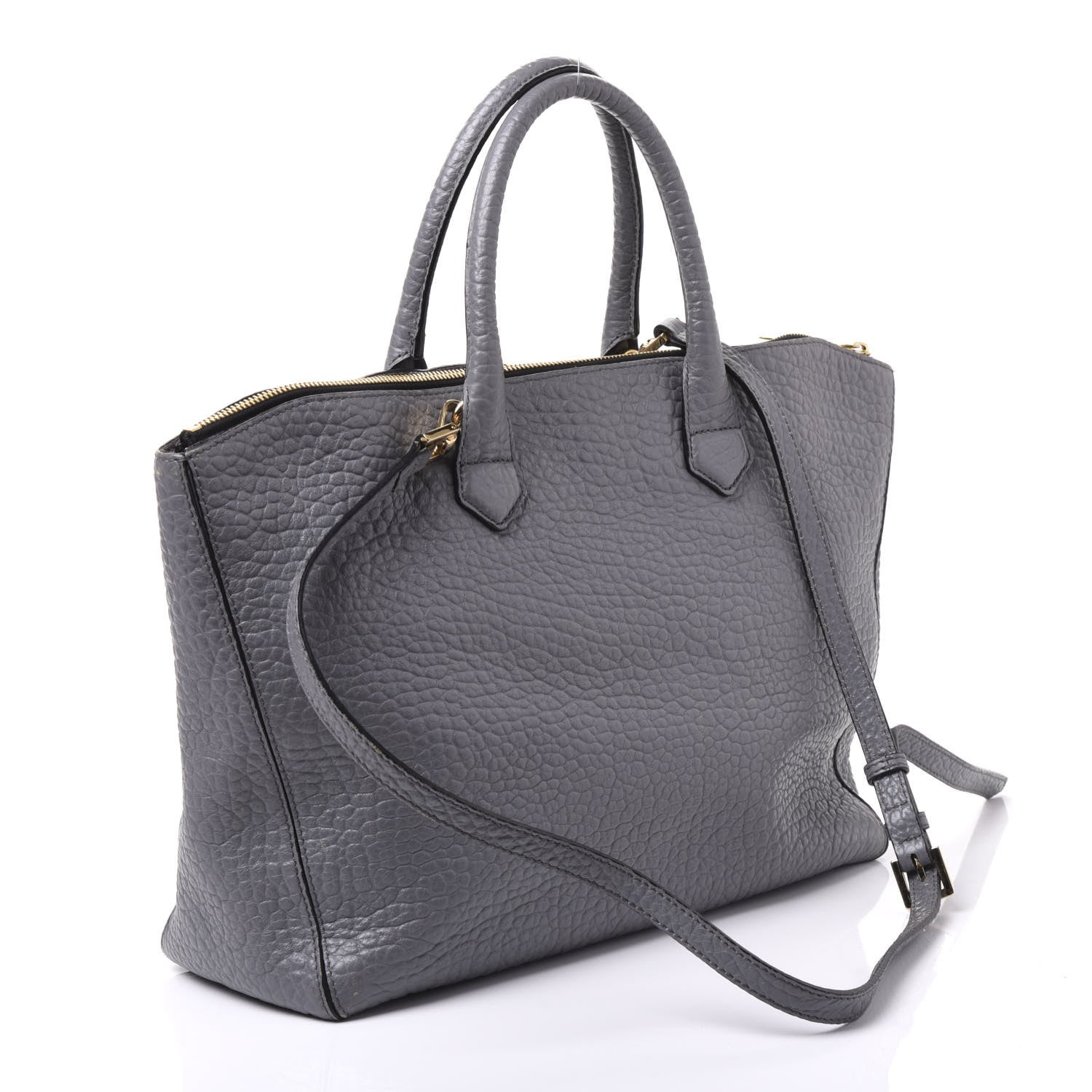 Burberry Heritage Grain Medium Dewsbury Tote Grey 2 of 11
