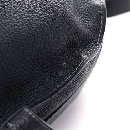 Chloe Calfskin Medium Marcie Round Crossbody Bag Black 12 of 19