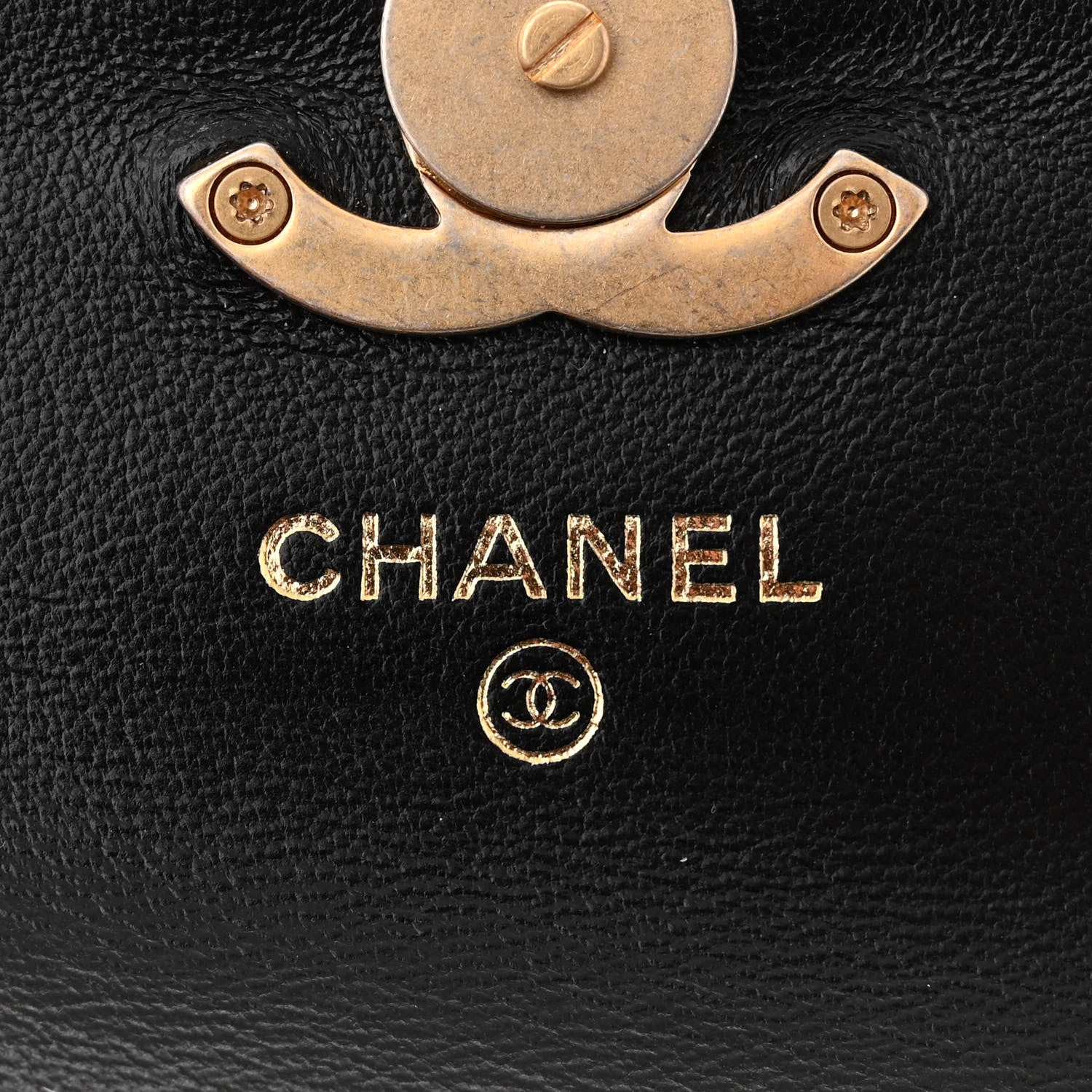 Chanel Lambskin Lacquered Metal Quilted Flap Chain Belt Bag Black 6 of 11