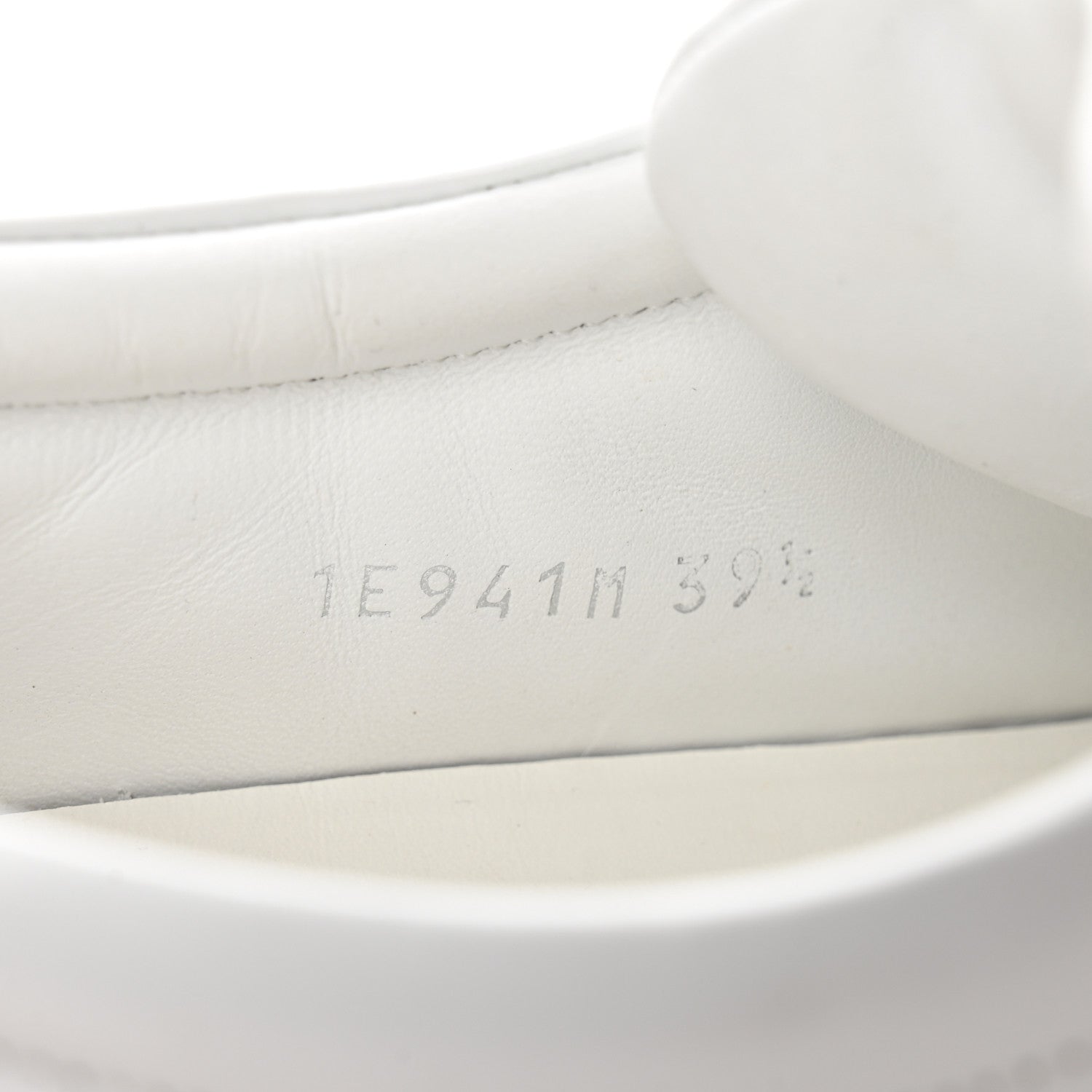 Prada Spazzolato Rois Metal Triangle Logo 25mm Sneakers 39.5 White Soleil 8 of 12