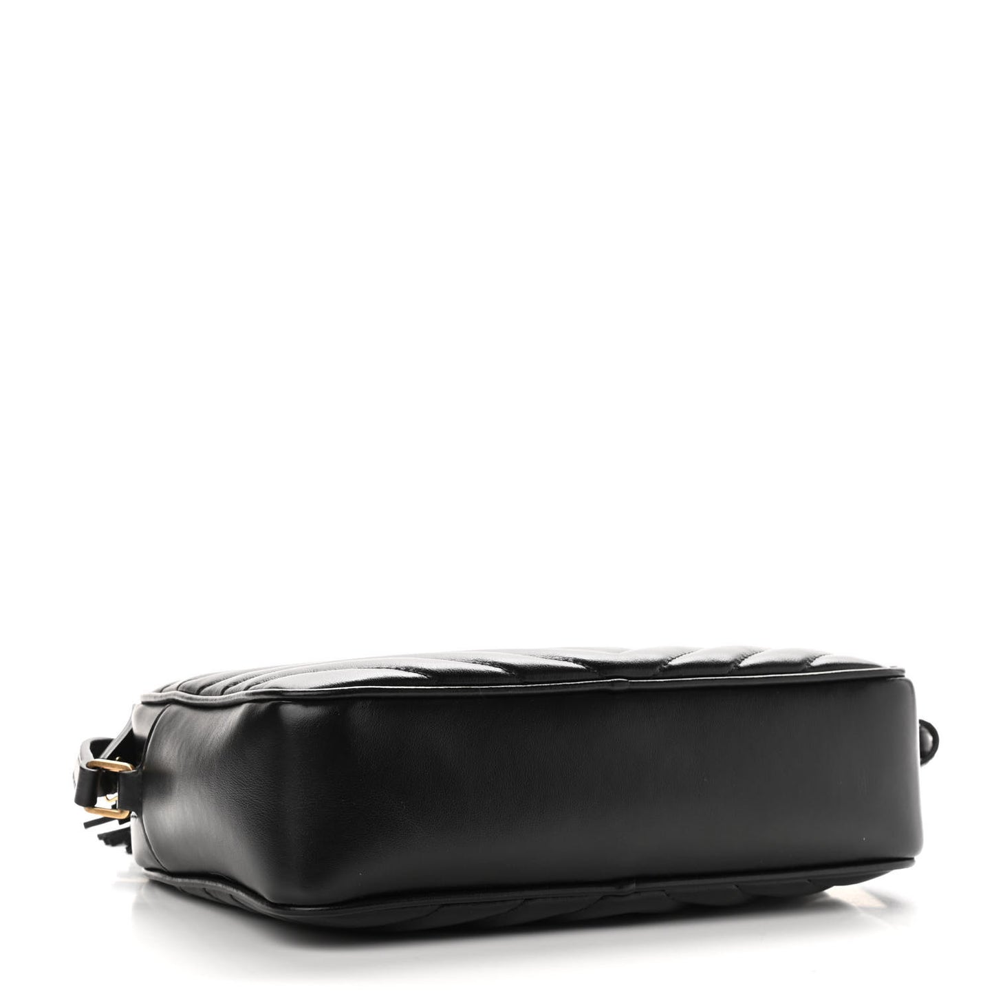 Calfskin Matelasse Monogram Lou Camera Bag Black