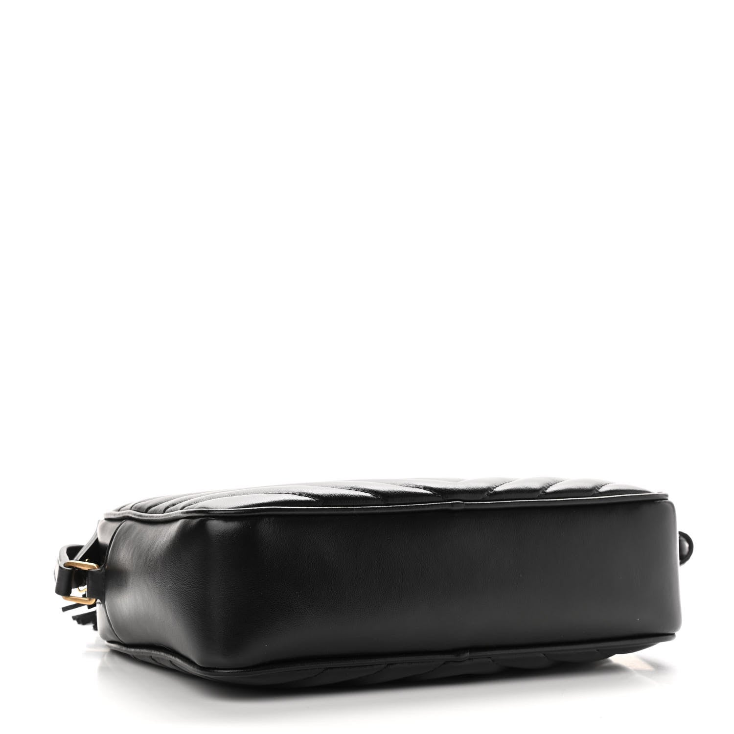 Saint Laurent Calfskin Matelasse Monogram Lou Camera Bag Black 4 of 10