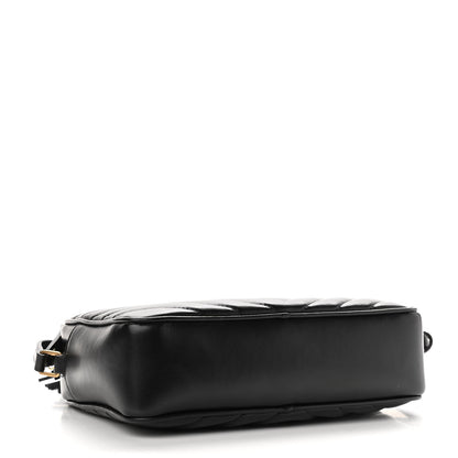 Saint Laurent Calfskin Matelasse Monogram Lou Camera Bag Black 4 of 10