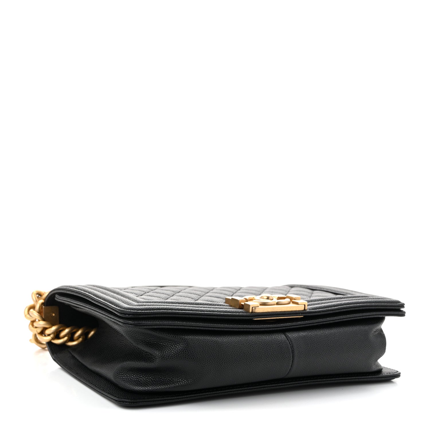 Chanel Caviar Quilted Medium Boy Flap Black 4 of 10