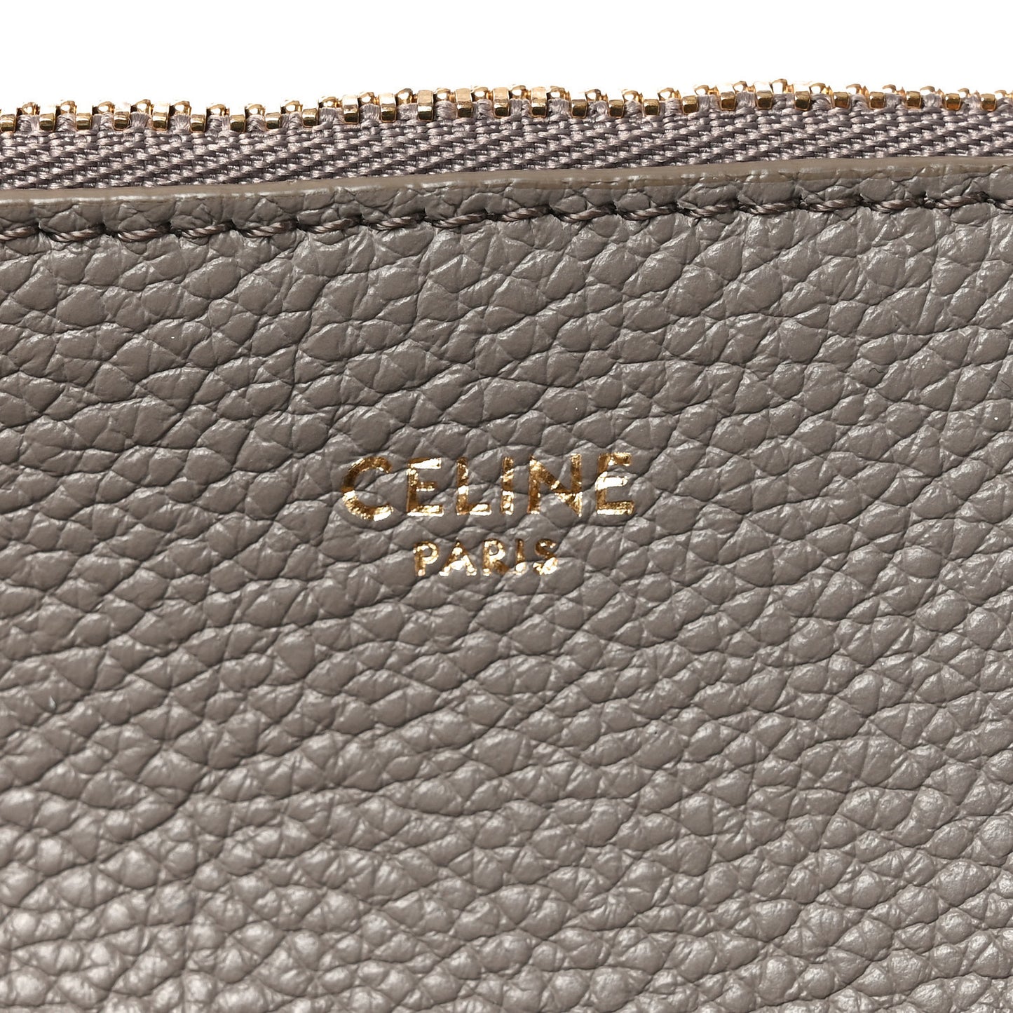 Supple Grained Calfskin Bucket 16 Bag Pebble