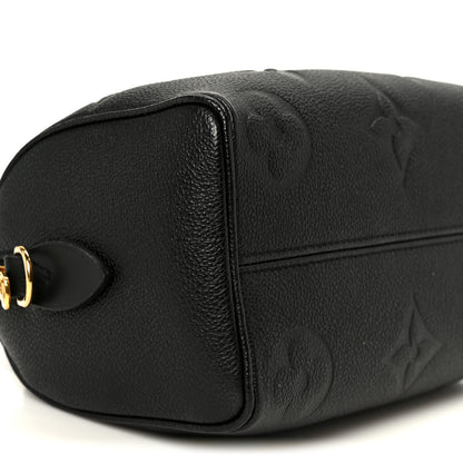 Louis Vuitton Empreinte Monogram Giant Speedy Bandouliere 20 Black 9 of 10