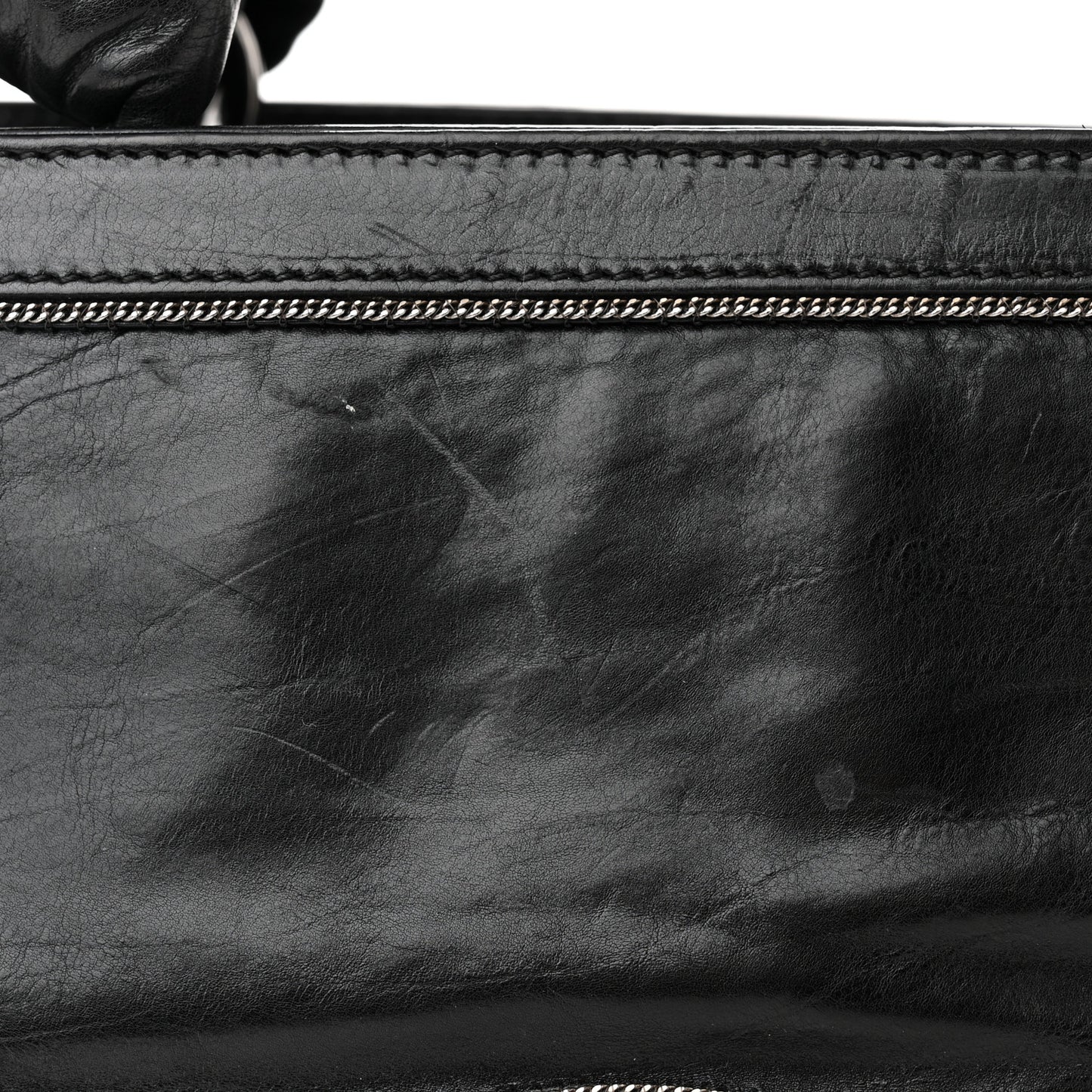 Lambskin East West Soho Shopper Black