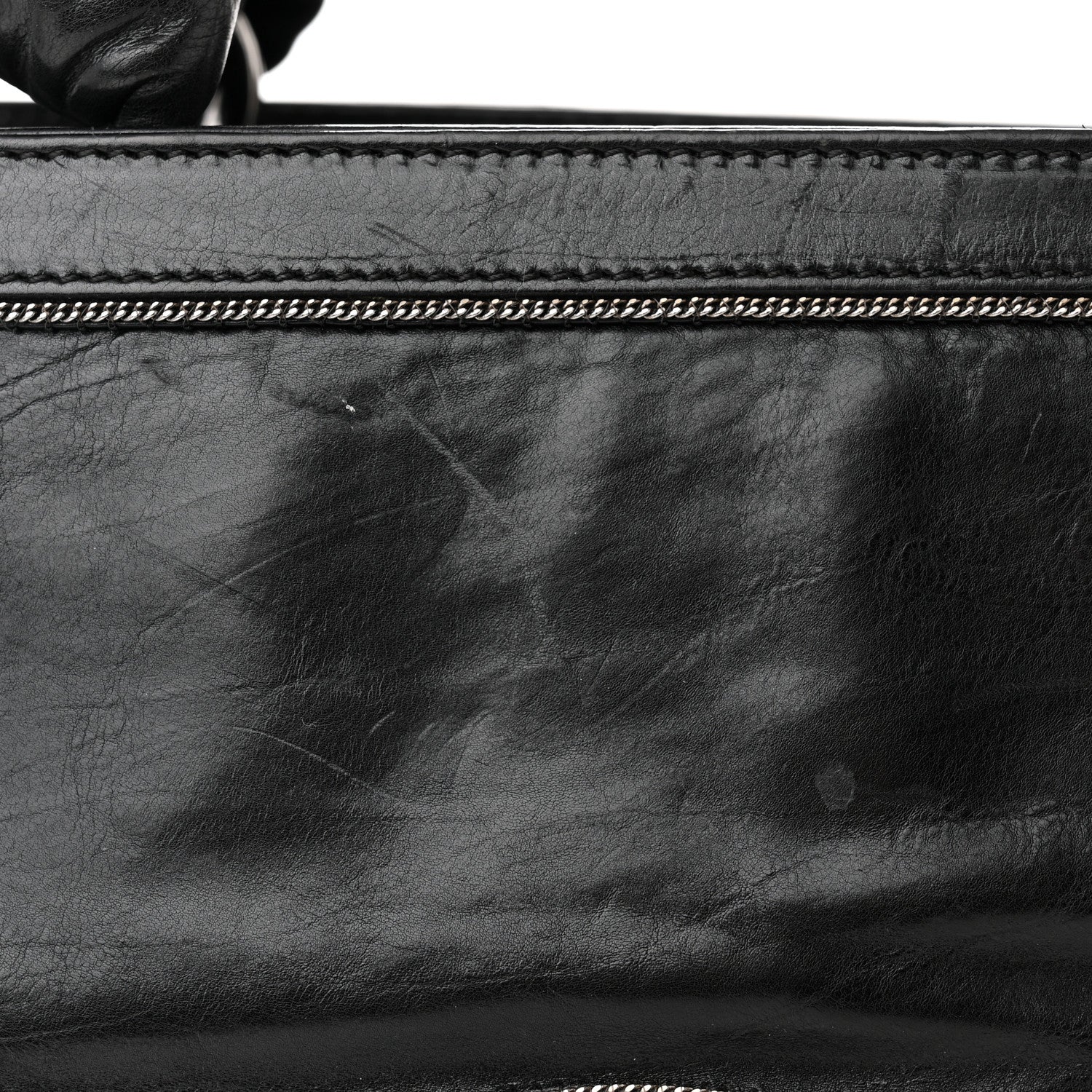 Chanel Lambskin East West Soho Shopper Black 14 of 15