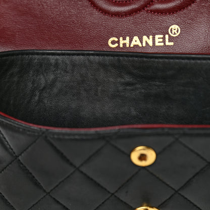 Chanel Lambskin Quilted Small Double Flap Black 16 of 18