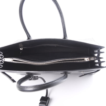 Saint Laurent Grained Calfskin Large Sac De Jour Carryall Black 4 of 10