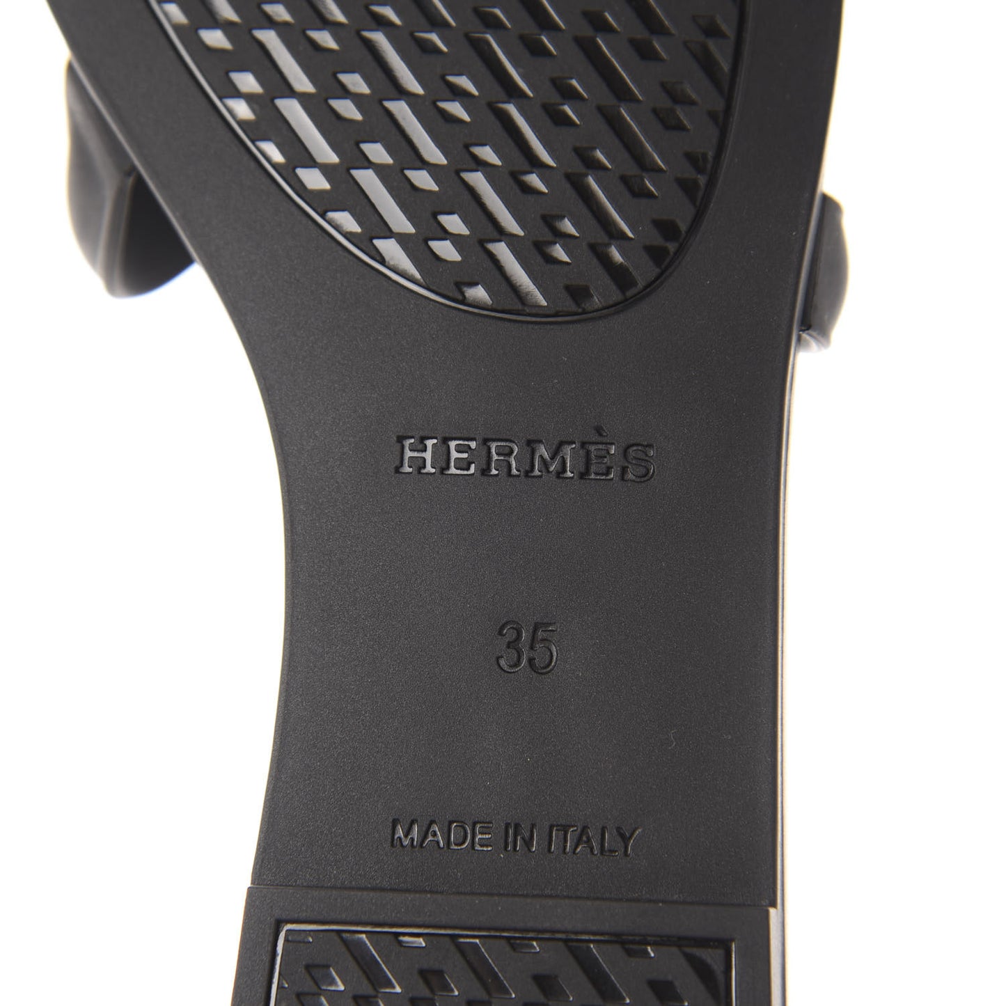 Rubber Aloha Sandals 35 Black