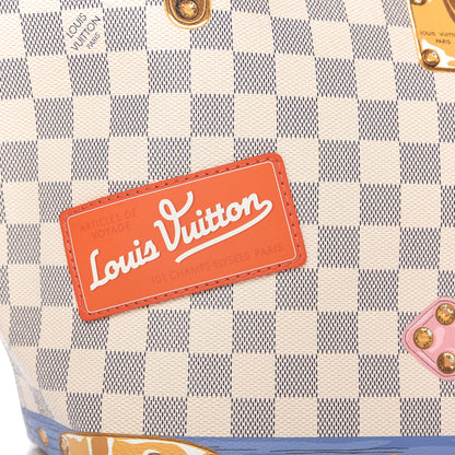 Louis Vuitton Damier Azur Summer Trunks Neo Neverfull MM 10 of 11