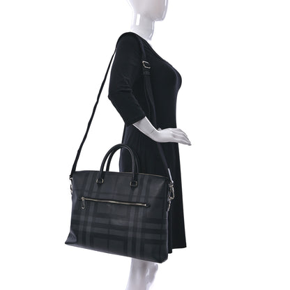 Burberry London Check Large Briefcase Black 3 of 9