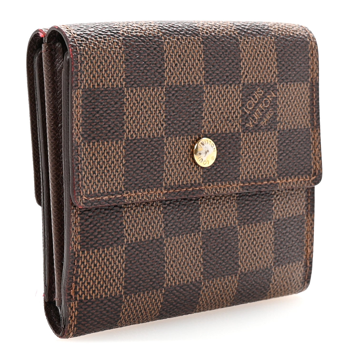 Louis Vuitton Damier Ebene Elise Wallet 3 of 6