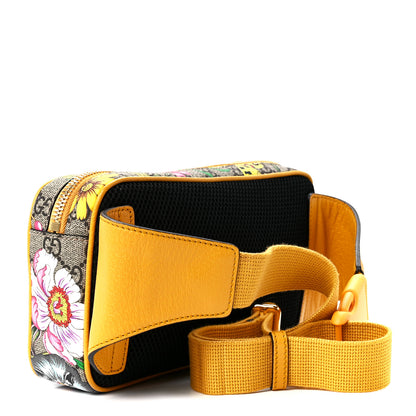 Gucci GG Supreme Monogram Flora Medium Ophidia Belt Bag Beige Multicolor Crop 3 of 12