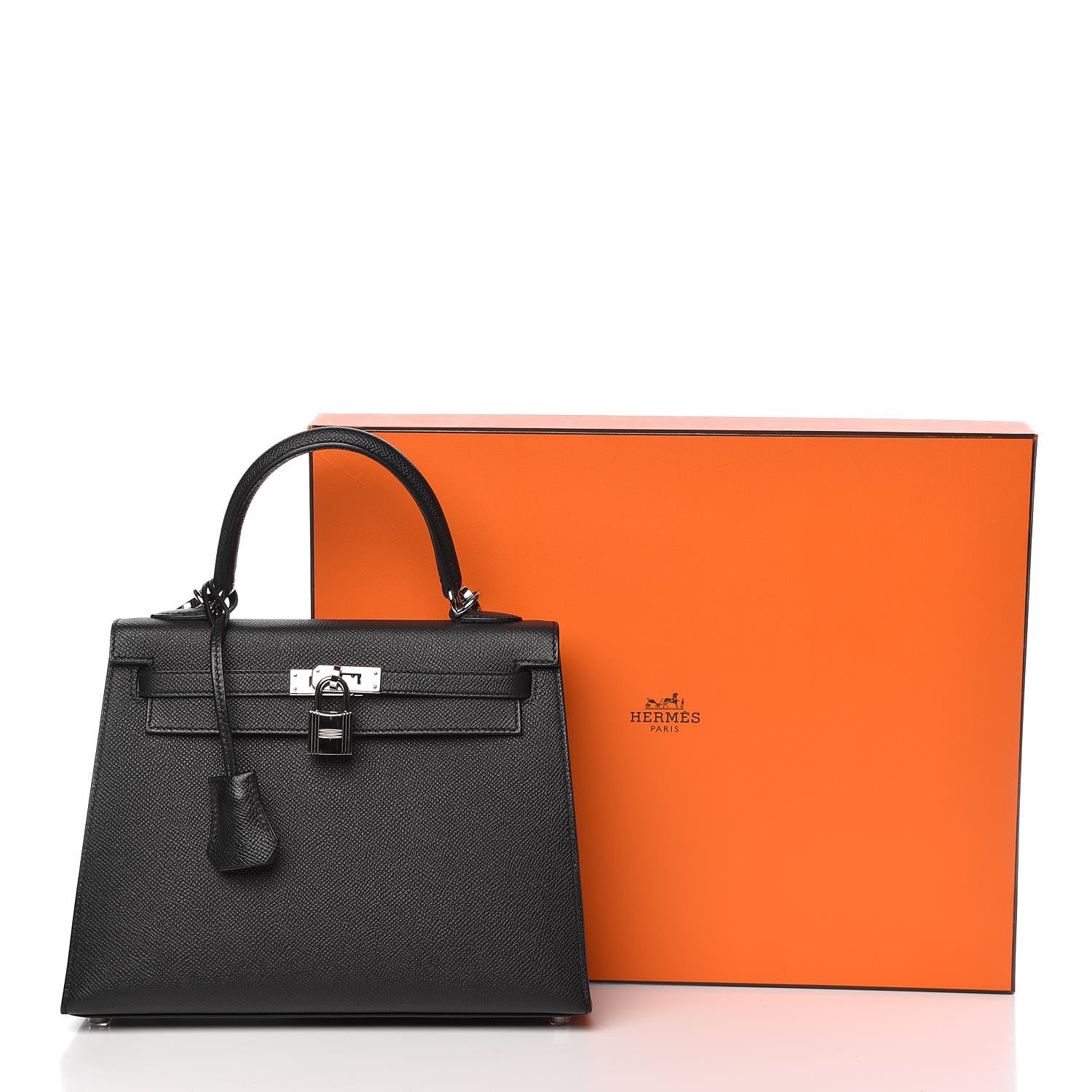 Hermes Epsom Kelly Sellier 25 Black 42 of 42