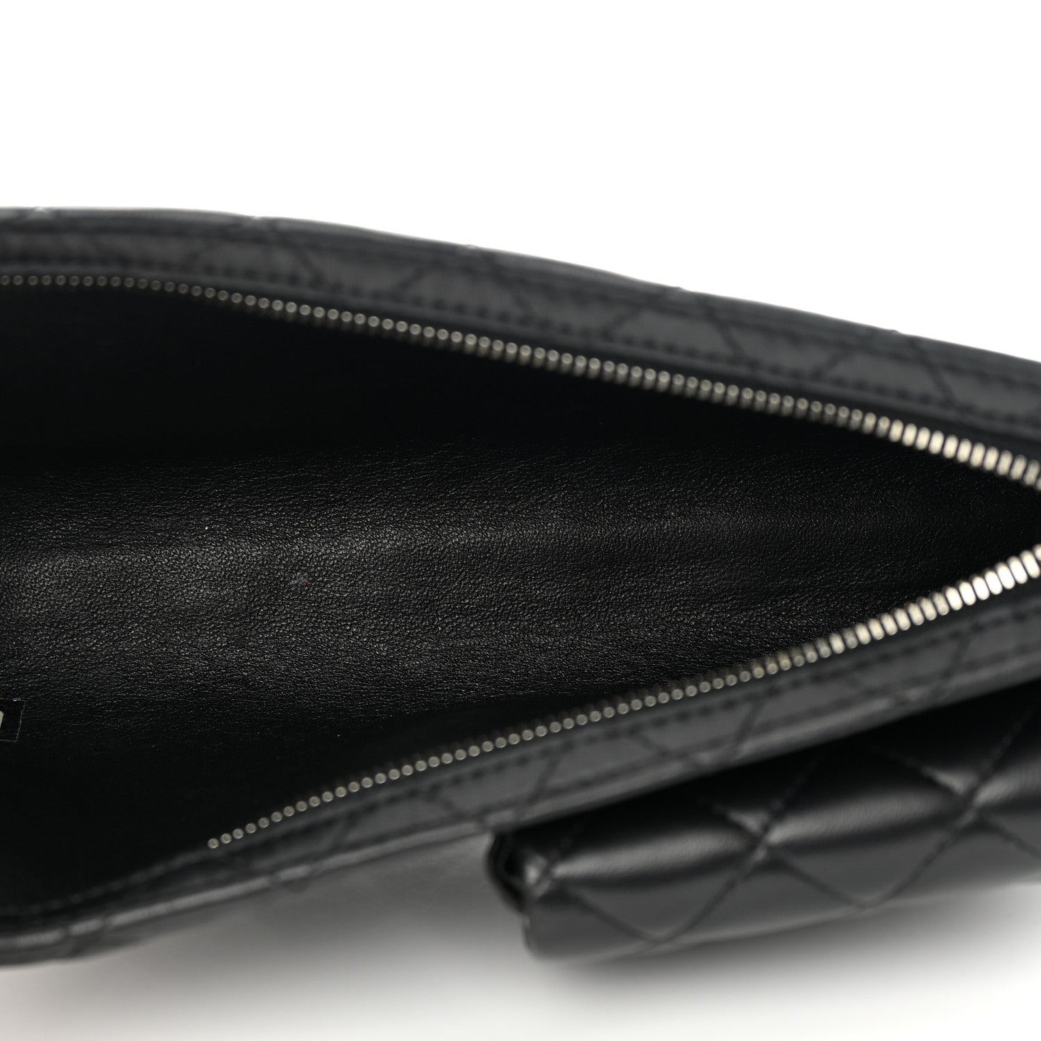 Chanel Lambskin Mineral Nights Pochette Wristlet Black 5 of 17