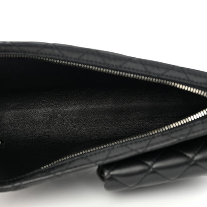 Chanel Lambskin Mineral Nights Pochette Wristlet Black 5 of 17