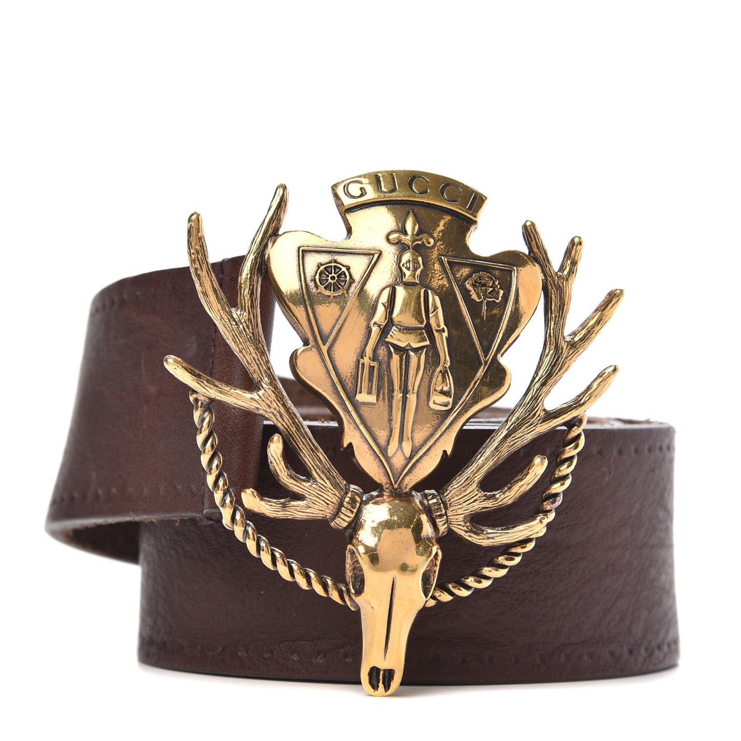 Hysteria Deer Belt 85 34 Dark Brown